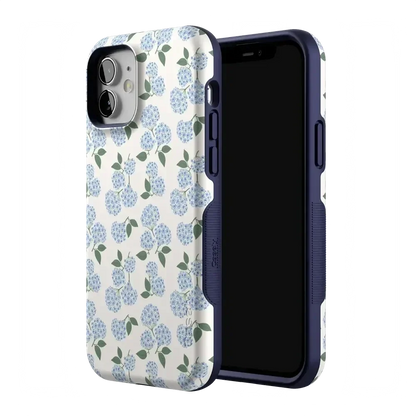 Nantucket Cottage | Blue Hydrangea Case iPhone Case get.casely