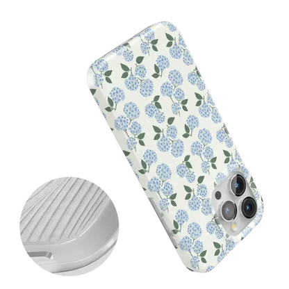 Nantucket Cottage | Blue Hydrangea Case iPhone Case get.casely