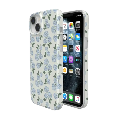Nantucket Cottage | Blue Hydrangea Case iPhone Case get.casely