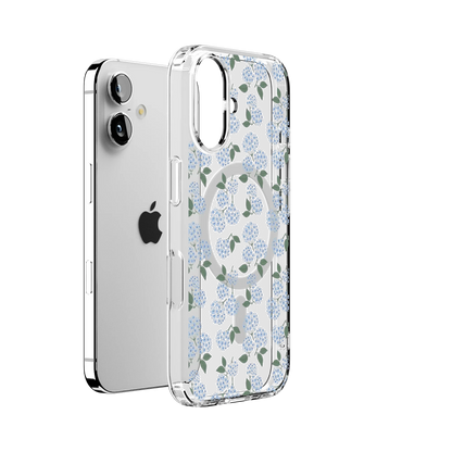Nantucket Cottage | Blue Hydrangea Case iPhone Case get.casely