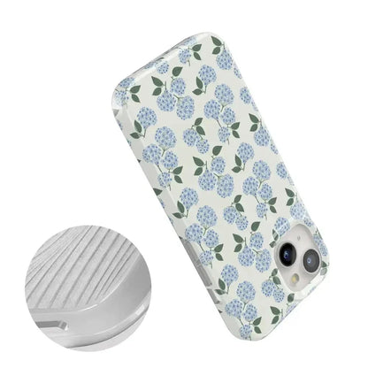 Nantucket Cottage | Blue Hydrangea Case iPhone Case get.casely