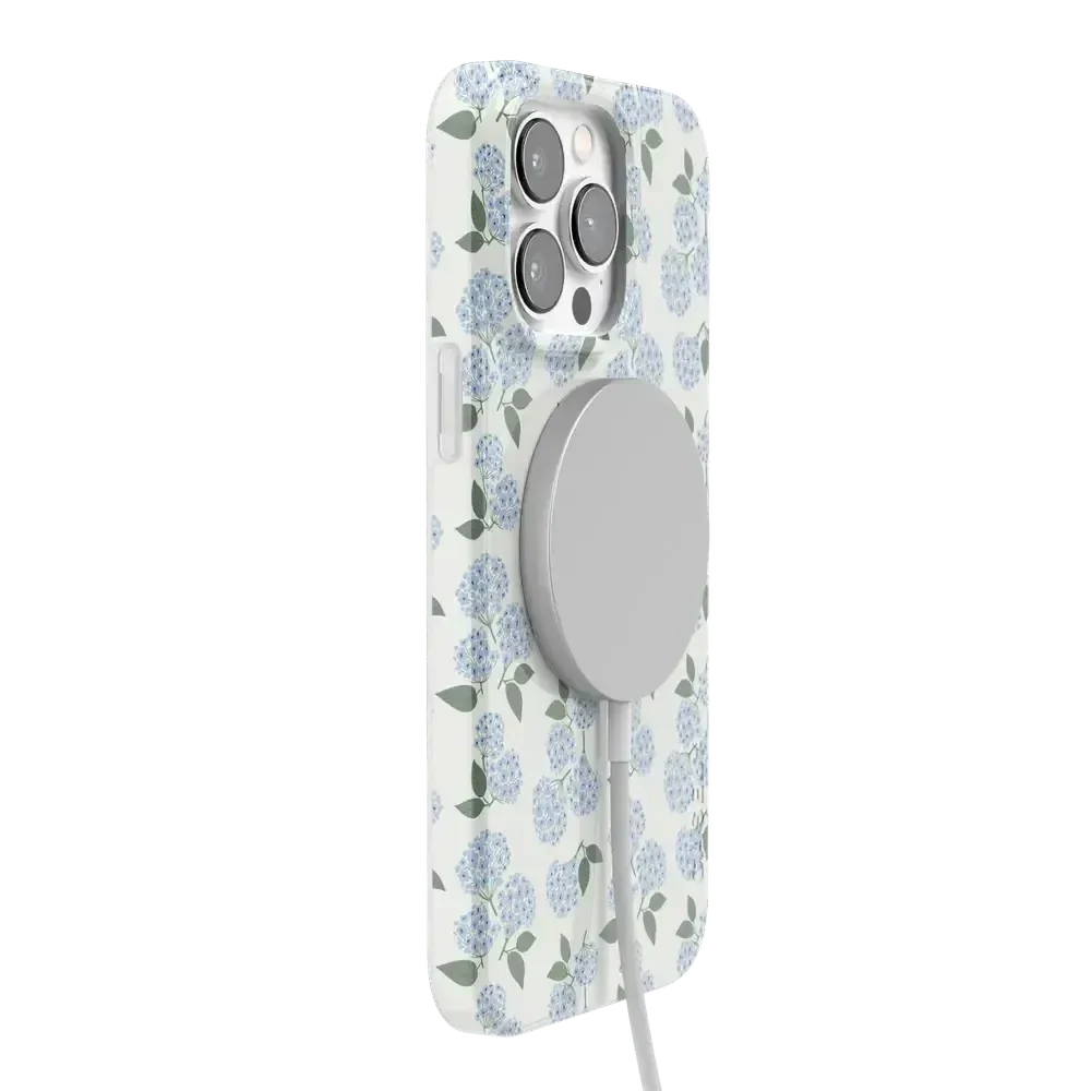 Nantucket Cottage | Blue Hydrangea Case iPhone Case get.casely