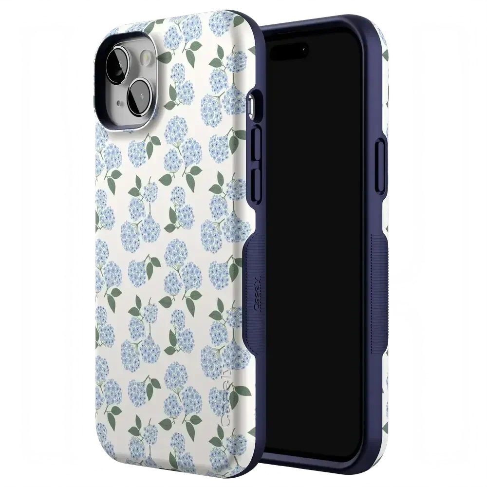 Nantucket Cottage | Blue Hydrangea Case iPhone Case get.casely