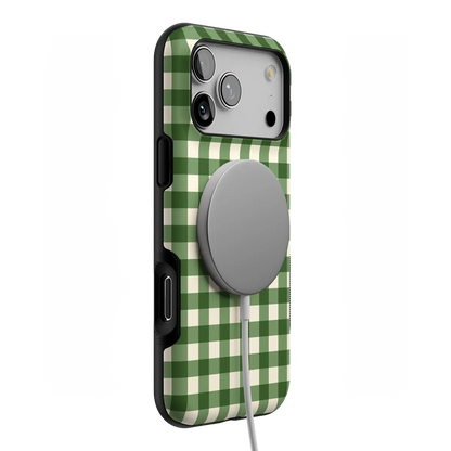 Checked Twice | Green Plaid Case