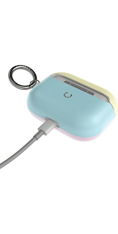 Neon Blue, Pink & Yellow | Colorblock AirPods Case AirPods Case get.casely