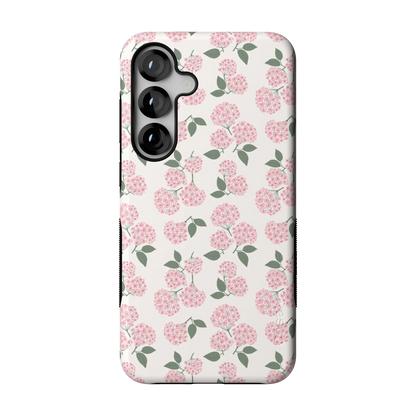 Nantucket Cottage | Pink Hydrangea Case - Galaxy S26 Plus