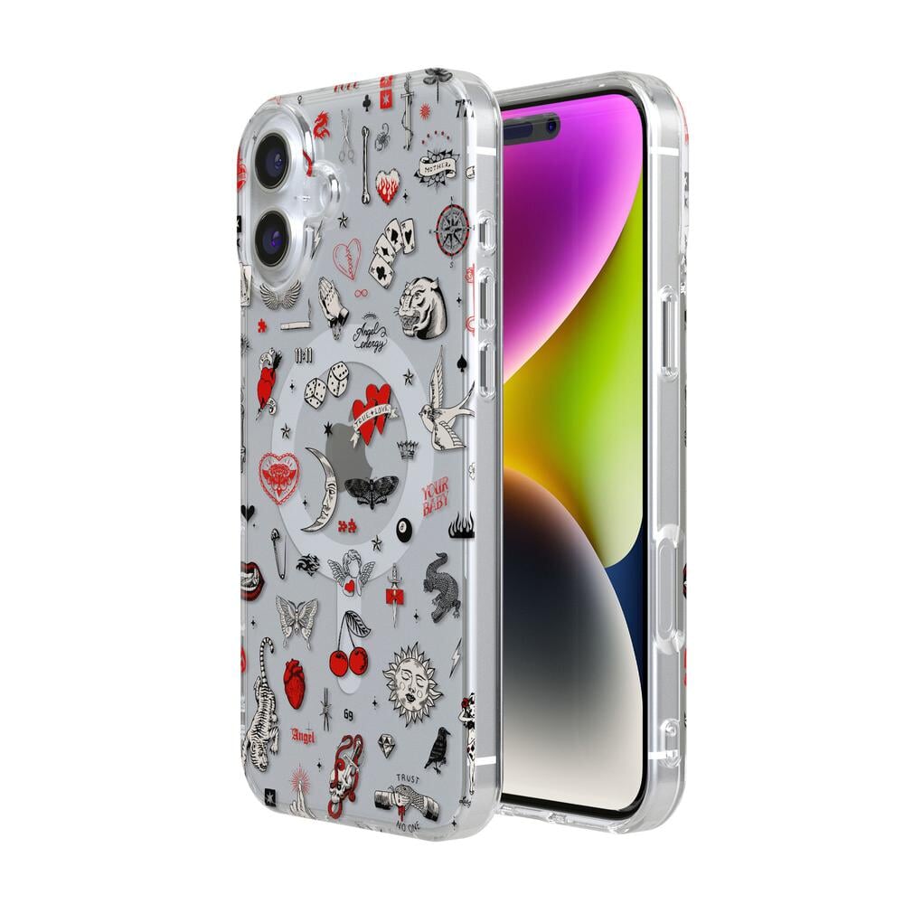 Not a Phase | Clear Flash Tattoo Case iPhone Case get.casely