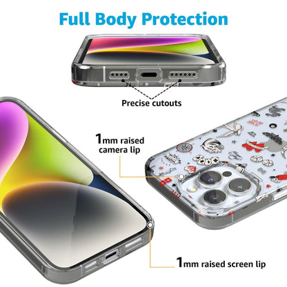 Not a Phase | Clear Flash Tattoo Case iPhone Case get.casely