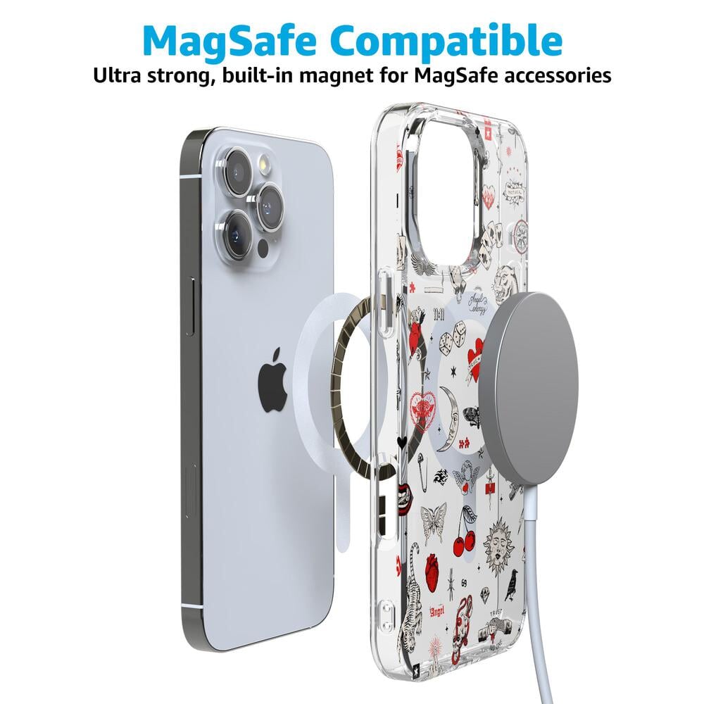 Not a Phase | Clear Flash Tattoo Case iPhone Case get.casely