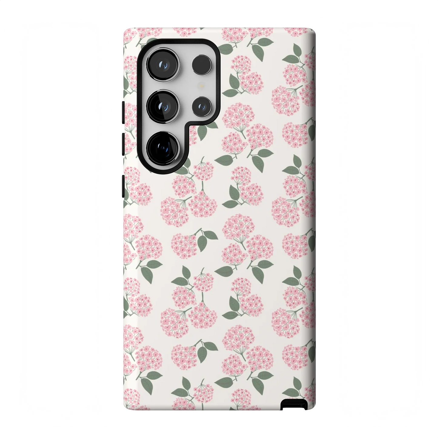 Nantucket Cottage | Pink Hydrangea Case - Galaxy S24 Ultra