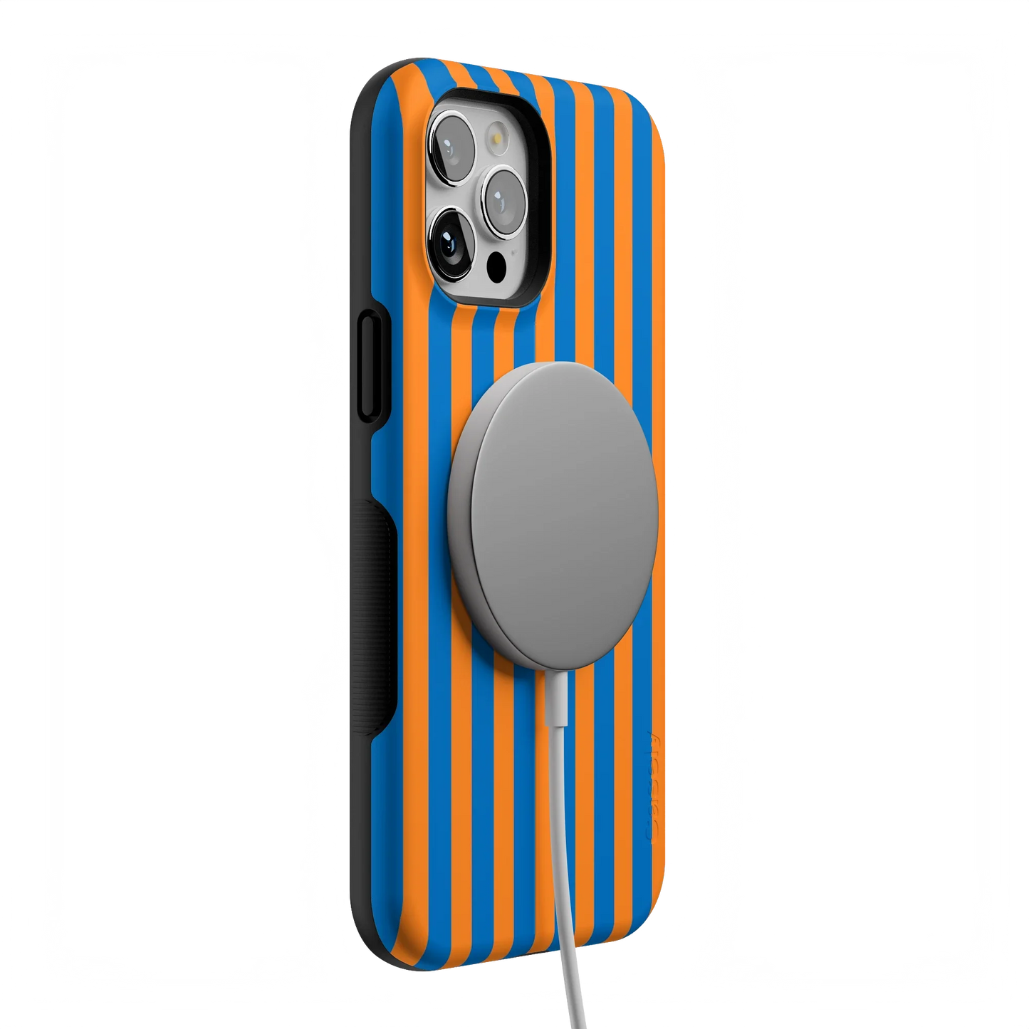 Go New York | Blue & Orange Stripes Case