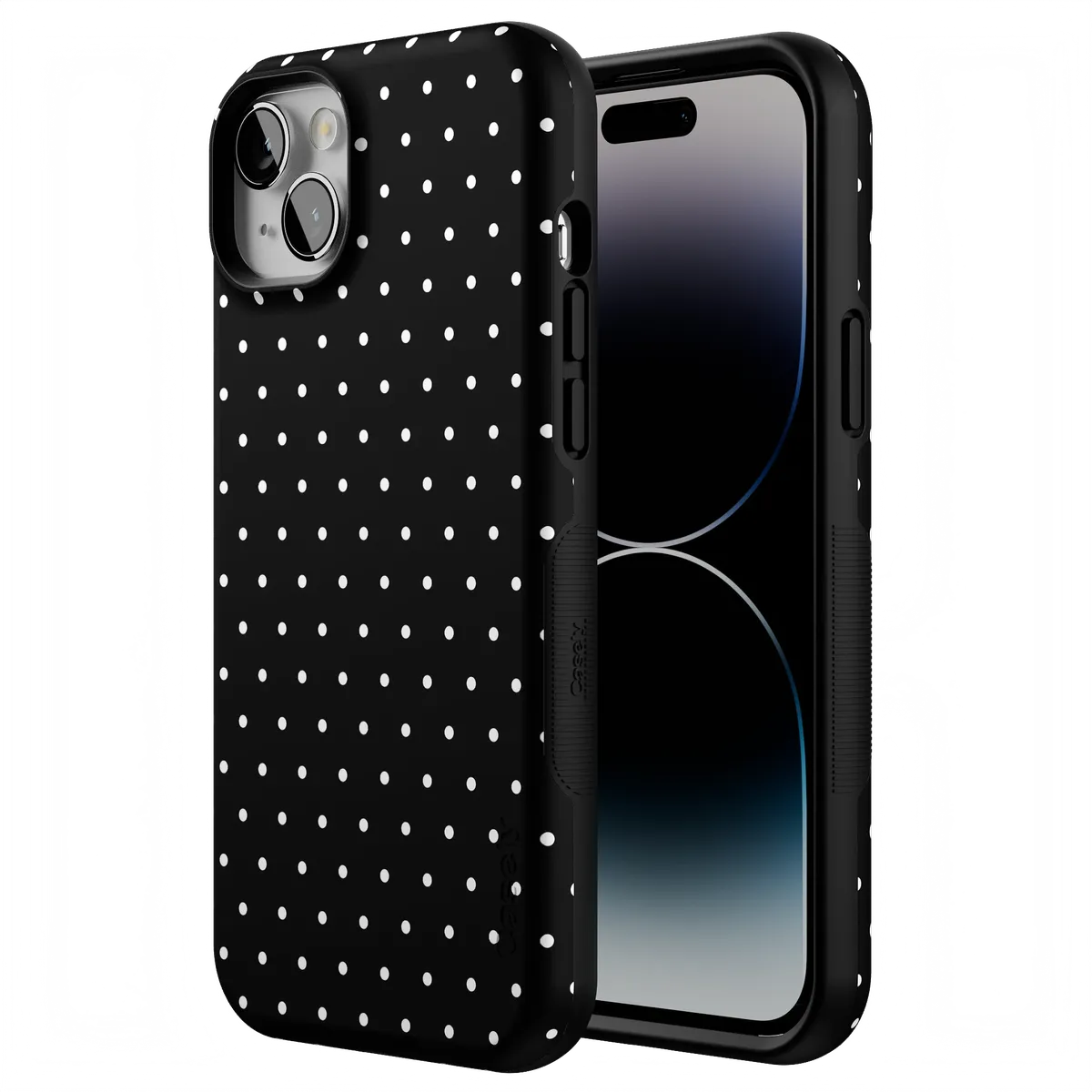 On the Dot | White Polka Dot Case