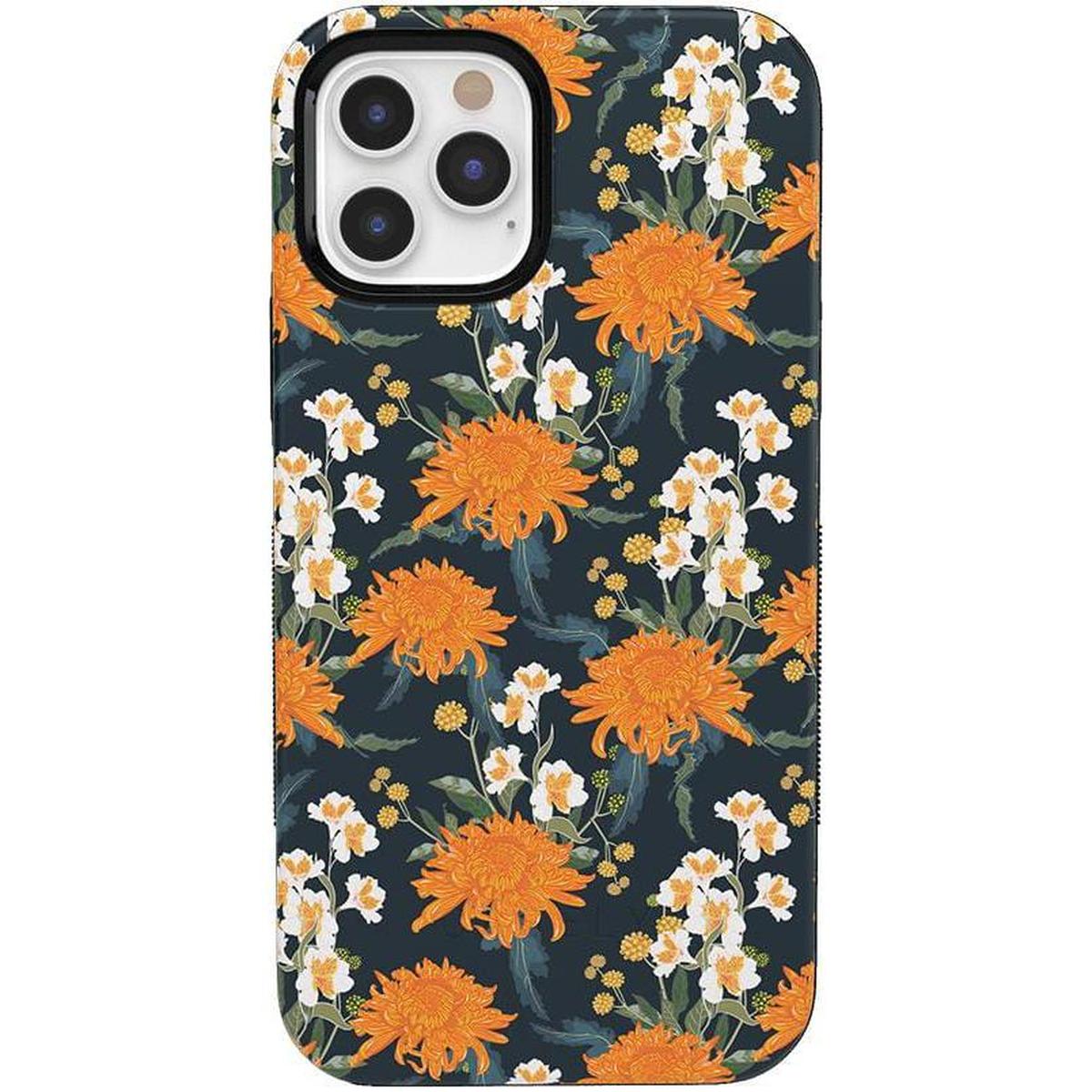 Off Tropic Floral | Exotic Orange Flower Case iPhone Case get.casely Bold iPhone 12 Pro