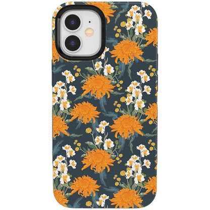 Off Tropic Floral | Exotic Orange Flower Case iPhone Case get.casely Bold iPhone 12