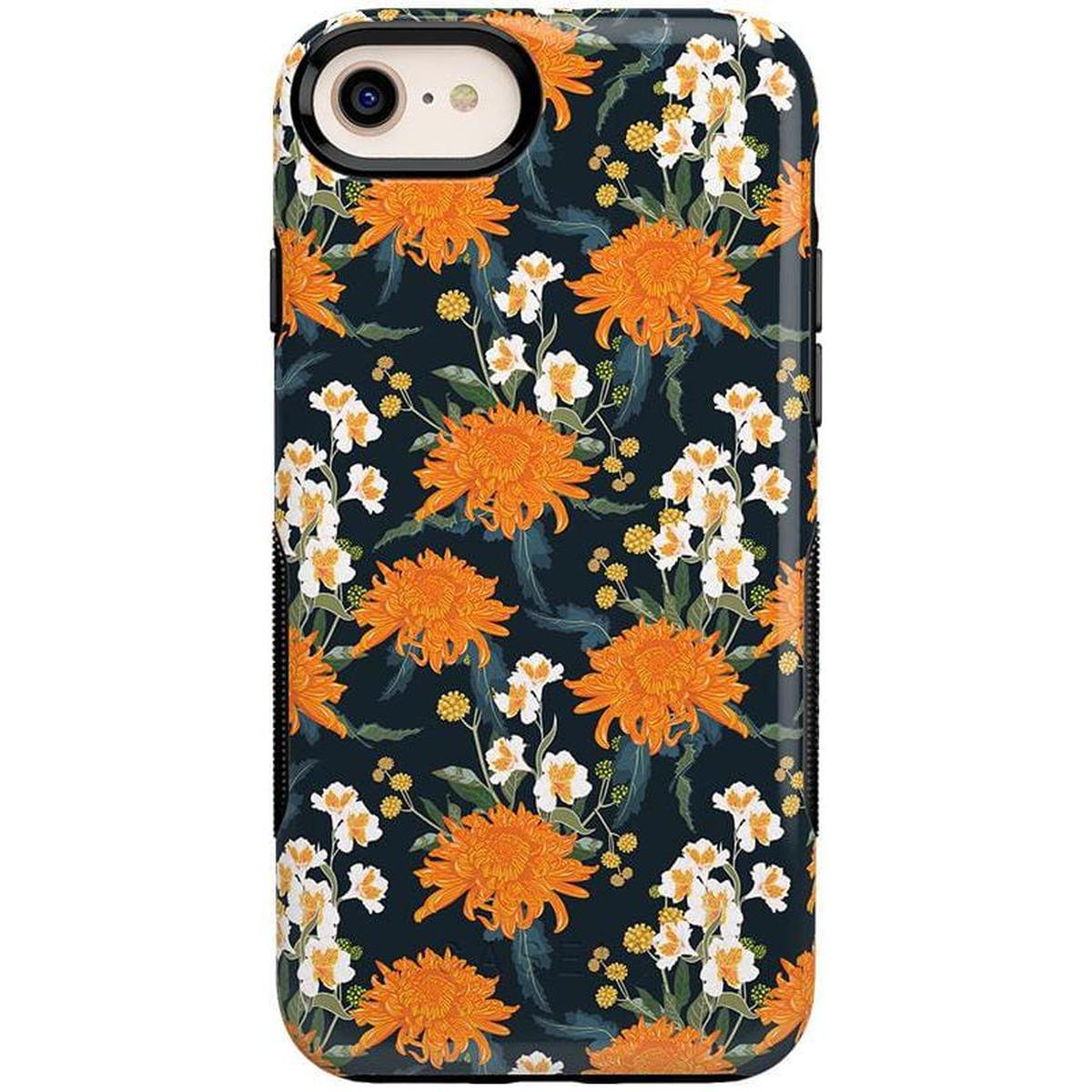 Off Tropic Floral | Exotic Orange Flower Case iPhone Case get.casely Bold iPhone 6/7/8