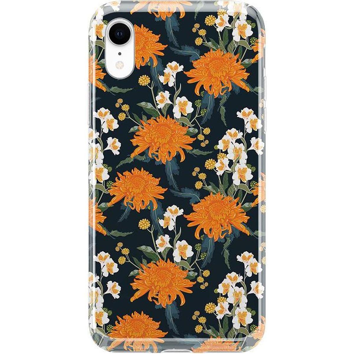 Off Tropic Floral | Exotic Orange Flower Case iPhone Case get.casely Classic iPhone XR