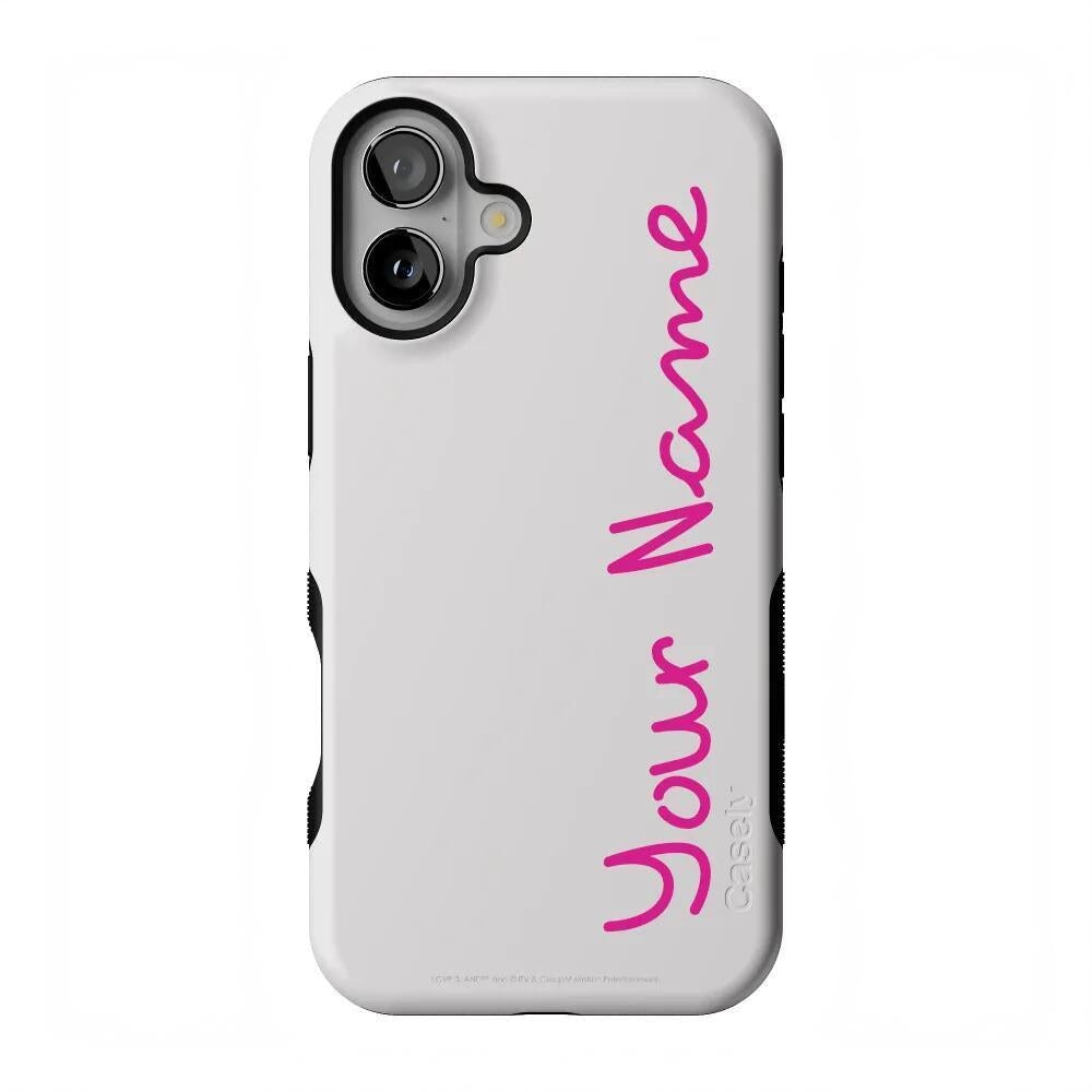 Official Love Island x Casely Phone Case - Personalised Phone Case get.casely Bold Flex + MagSafe® iPhone 16 Plus