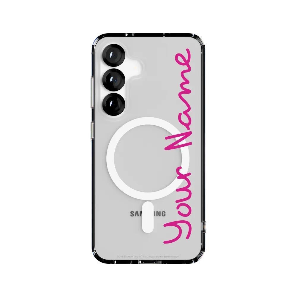 Official Love Island x Casely Phone Case - Personalised Phone Case get.casely Classic + MagSafe® Galaxy S25