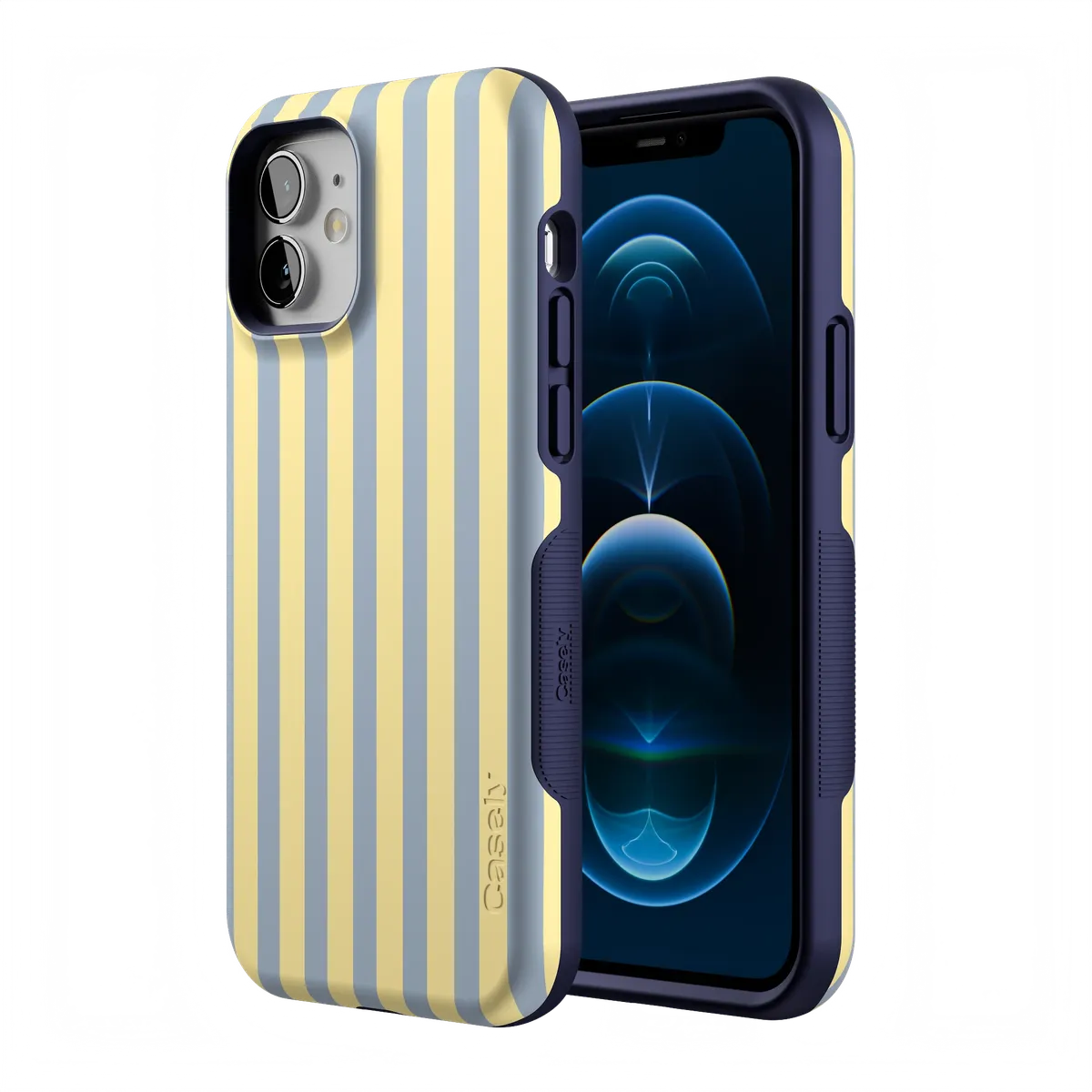 Coastline Stripes | Blue & Yellow Case