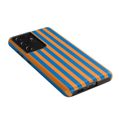 Go New York | Blue & Orange Stripes Case