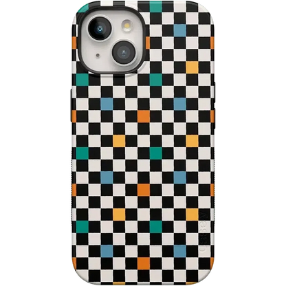 Old Skool | Retro Checkerboard Case iPhone Case get.casely Bold Flex + MagSafe® iPhone 15 Plus