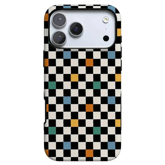 Old Skool | Retro Checkerboard Case iPhone Case get.casely Bold Flex + MagSafe® iPhone 17 Pro Max