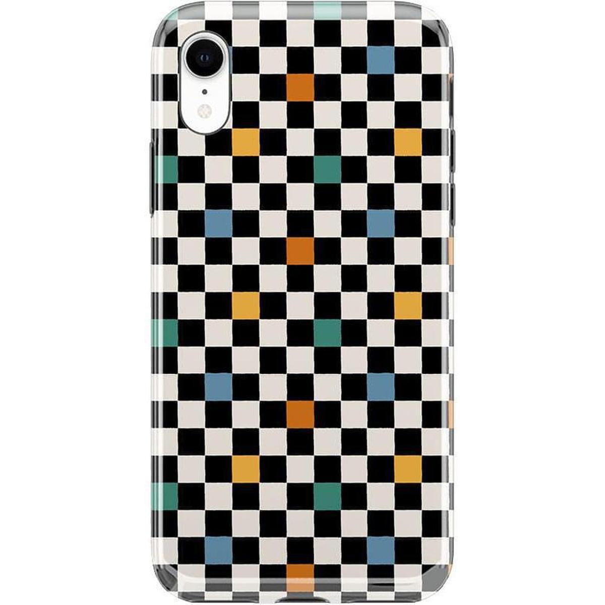 Old Skool | Retro Checkerboard Case iPhone Case get.casely Classic iPhone XR