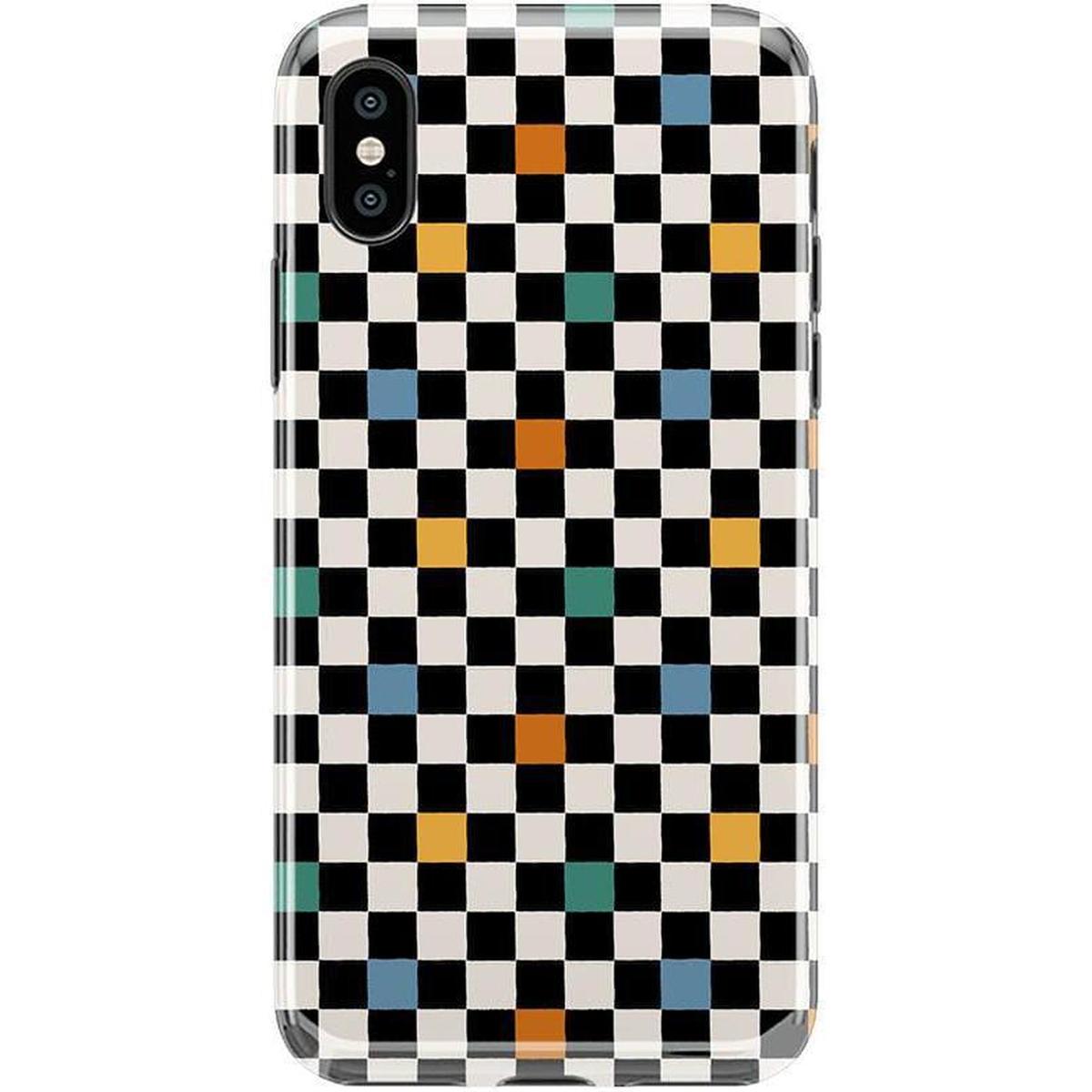 Old Skool | Retro Checkerboard Case iPhone Case get.casely Classic iPhone XS Max