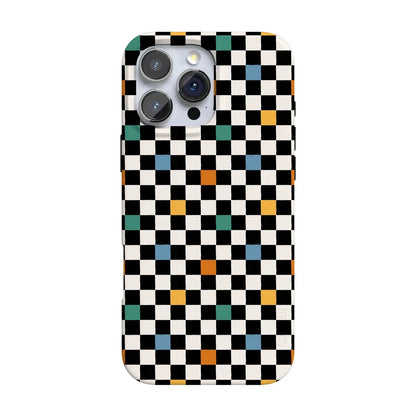 Old Skool | Retro Checkerboard Case iPhone Case get.casely Classic + MagSafe® iPhone 16 Pro Max