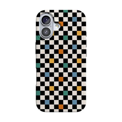 Old Skool | Retro Checkerboard Case iPhone Case get.casely Classic + MagSafe® iPhone 17