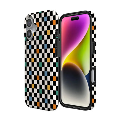 Old Skool | Retro Checkerboard Case iPhone Case get.casely