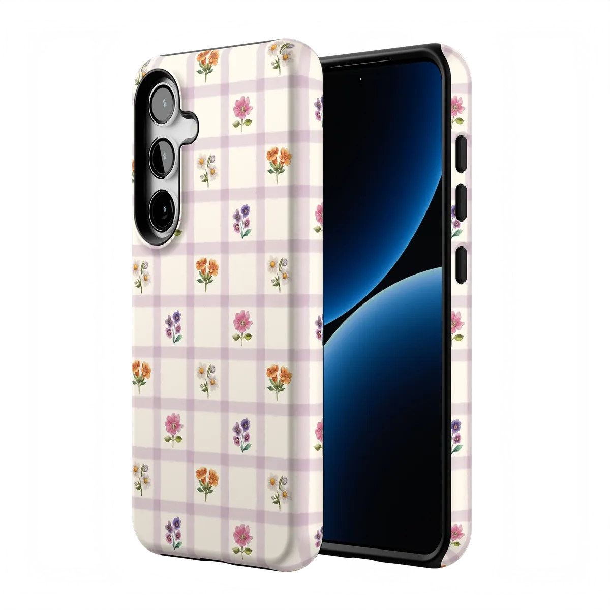 Meadow Check | Floral Gingham Case