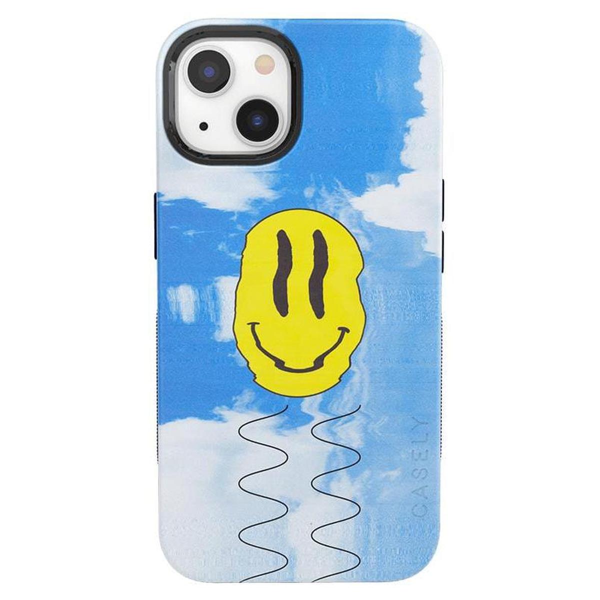 On Cloud Nine | Glitch Smiley Face Case iPhone Case get.casely Bold + MagSafe® iPhone 13