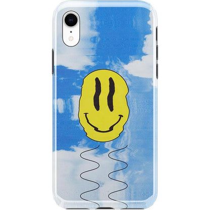 On Cloud Nine | Glitch Smiley Face Case iPhone Case get.casely Classic iPhone XR