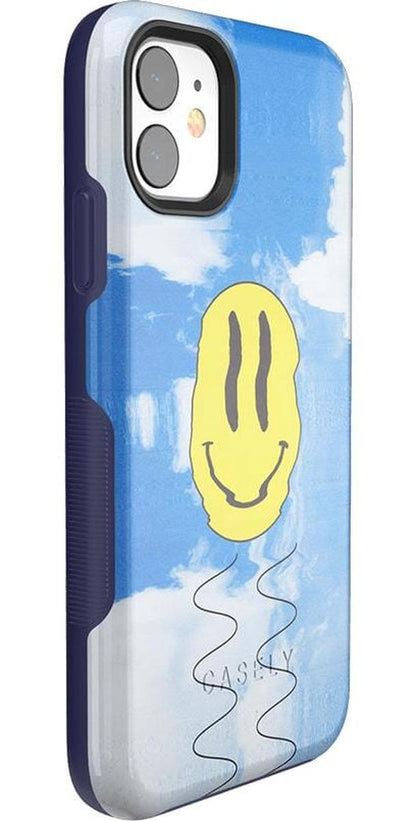 On Cloud Nine | Glitch Smiley Face Case iPhone Case get.casely