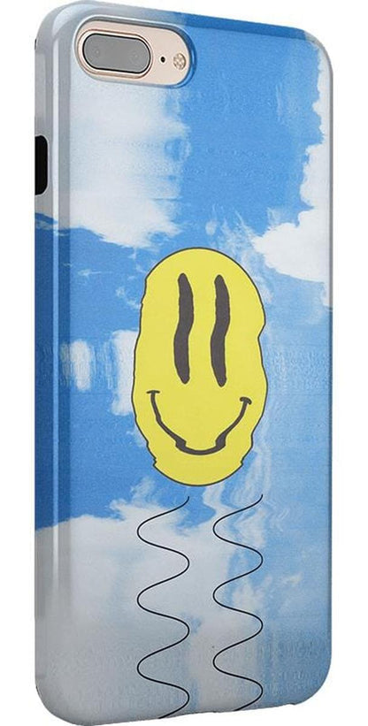 On Cloud Nine | Glitch Smiley Face Case iPhone Case get.casely