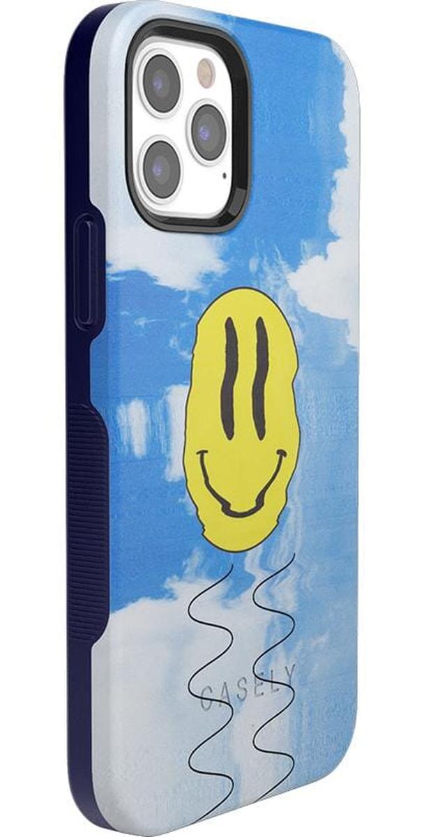 On Cloud Nine | Glitch Smiley Face Case iPhone Case get.casely