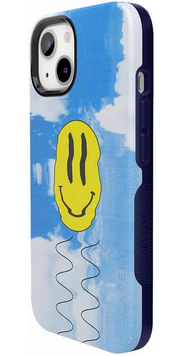 On Cloud Nine | Glitch Smiley Face Case iPhone Case get.casely