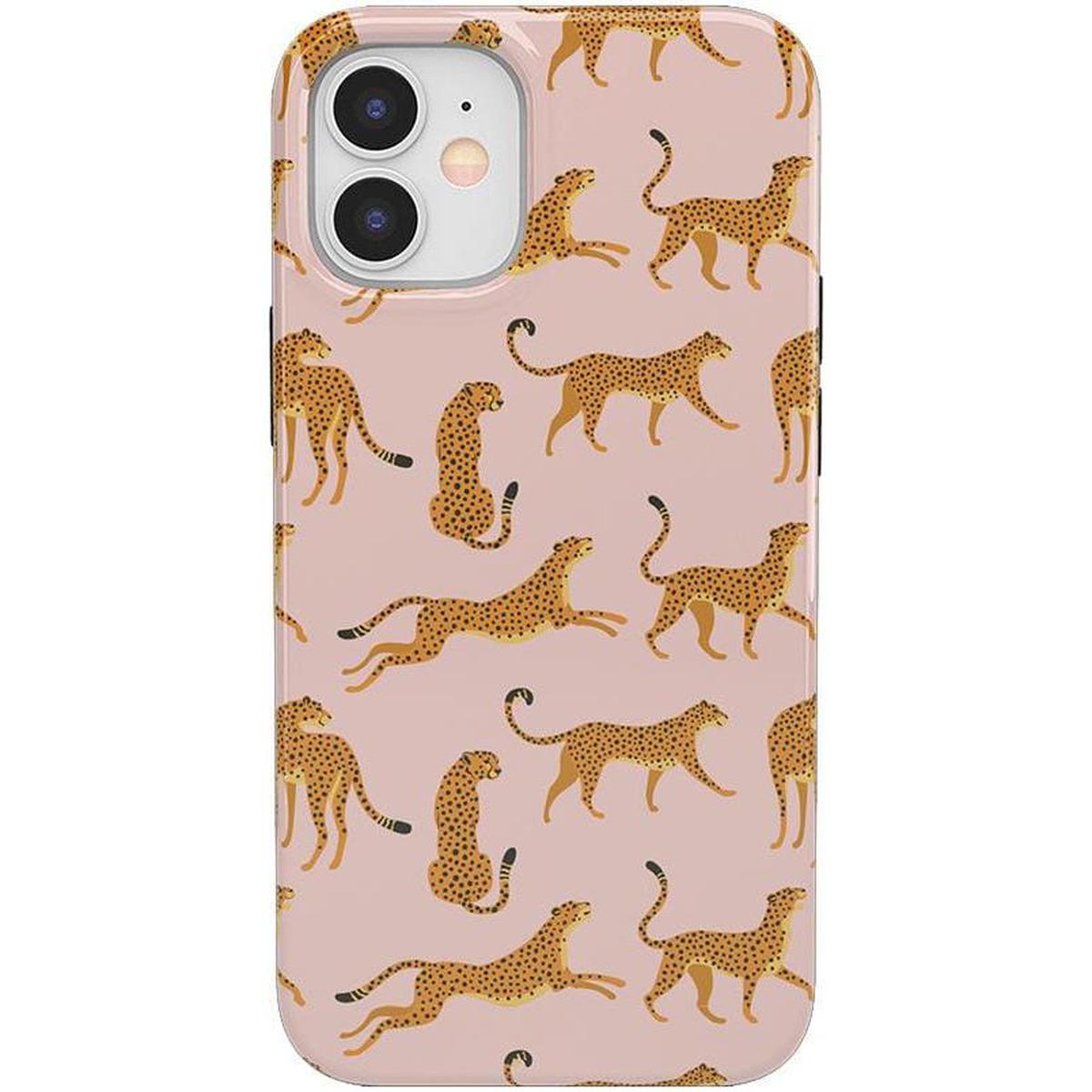 On the Prowl | Pink Leopard Print Case iPhone Case get.casely Classic iPhone 12