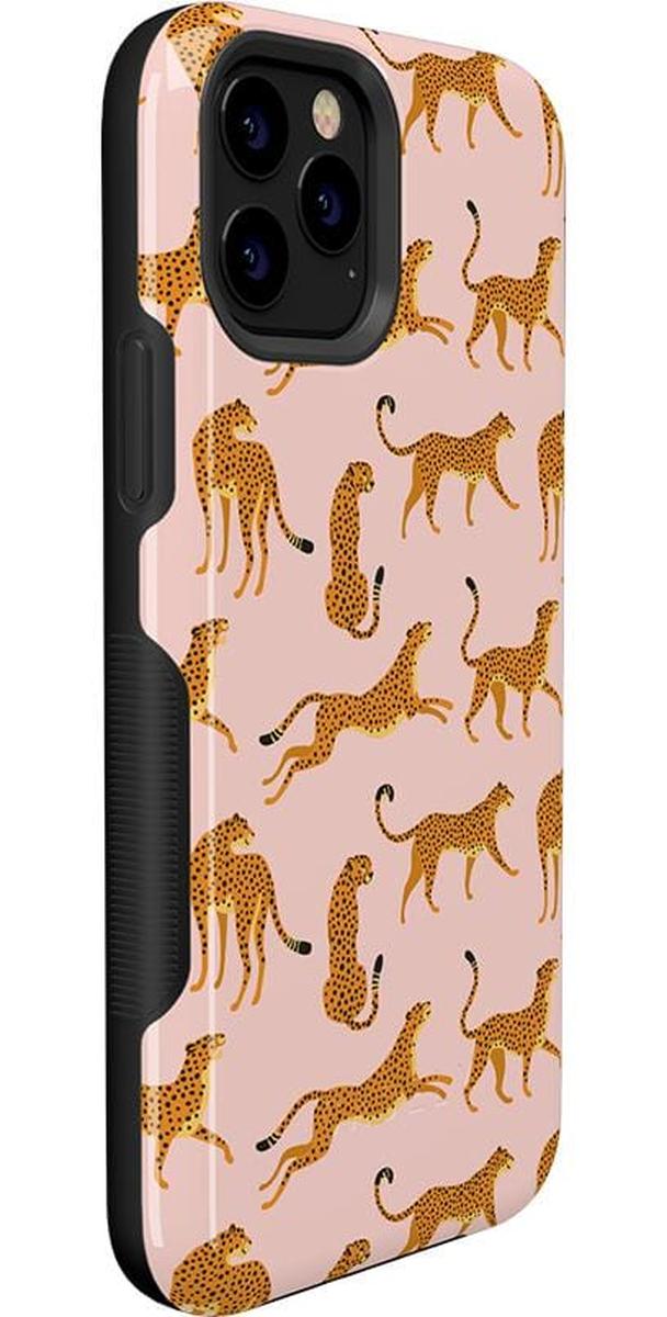 On the Prowl | Pink Leopard Print Case iPhone Case get.casely