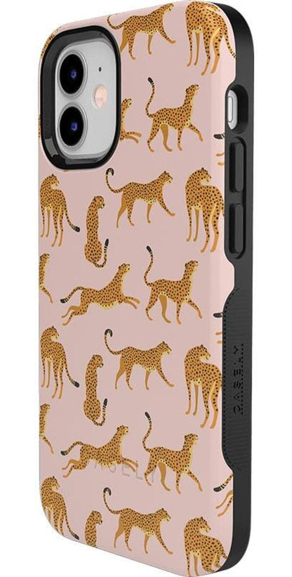 On the Prowl | Pink Leopard Print Case iPhone Case get.casely