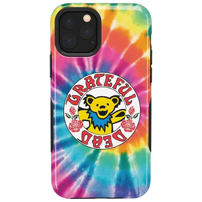 On Tour | Grateful Dead Tie Dye Sticker Case iPhone Case Grateful Dead Bold iPhone 11 Pro Max