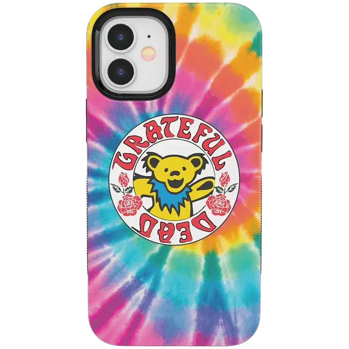 On Tour | Grateful Dead Tie Dye Sticker Case iPhone Case Grateful Dead Bold iPhone 12
