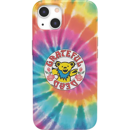 On Tour | Grateful Dead Tie Dye Sticker Case iPhone Case Grateful Dead Classic + MagSafe® iPhone 13