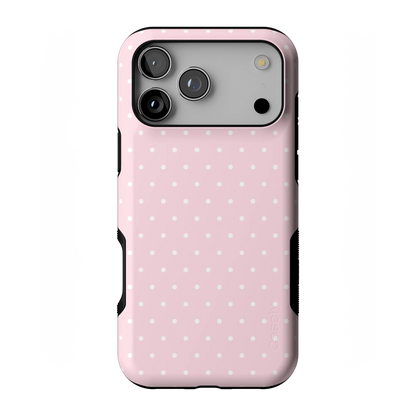 On the Dot | Pink & White Polka Dot Case
