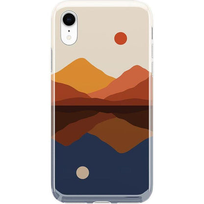 Opposites Attract | Day & Night Colorblock Mountains Case iPhone Case get.casely Classic iPhone XR