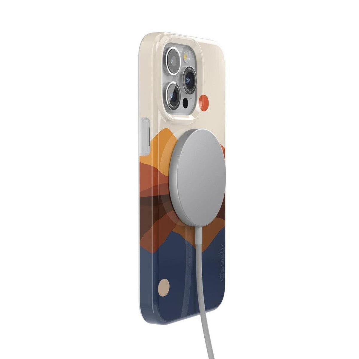 Opposites Attract | Day & Night Colorblock Mountains Case iPhone Case get.casely