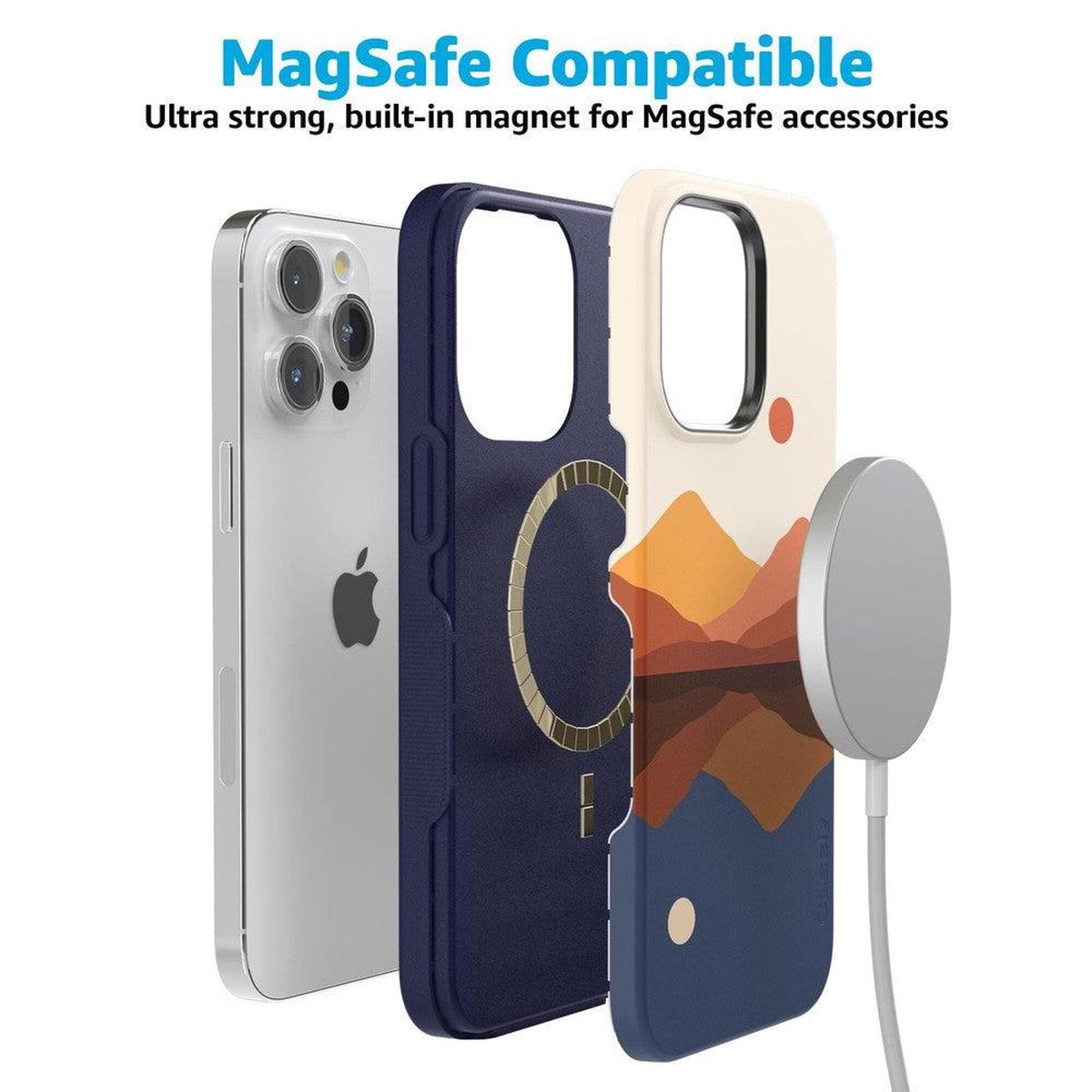 Opposites Attract | Day & Night Colorblock Mountains Case iPhone Case get.casely