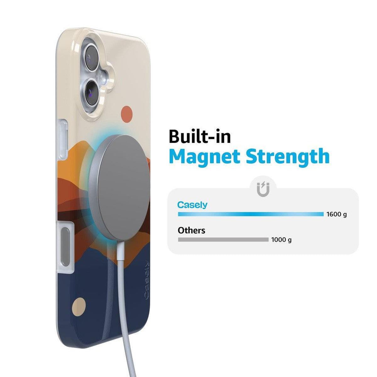 Opposites Attract | Day & Night Colorblock Mountains Case iPhone Case get.casely