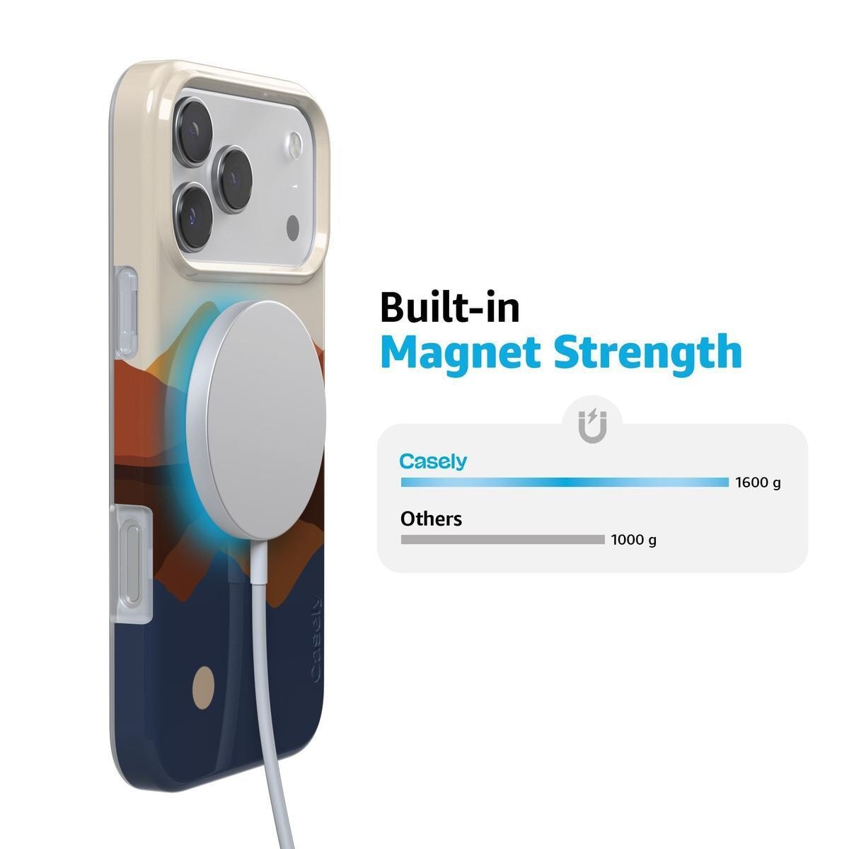 Opposites Attract | Day & Night Colorblock Mountains Case iPhone Case get.casely